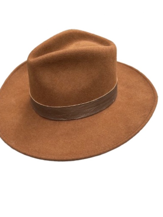Freya Haven Wool Felt Western Hat Toffee Brown S/M NWOT main image 8